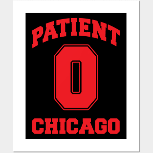 Patient Zero Zombie Chicago - Red Posters and Art